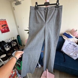 Rafaella Gray Pinstripe Petite Dress Pants